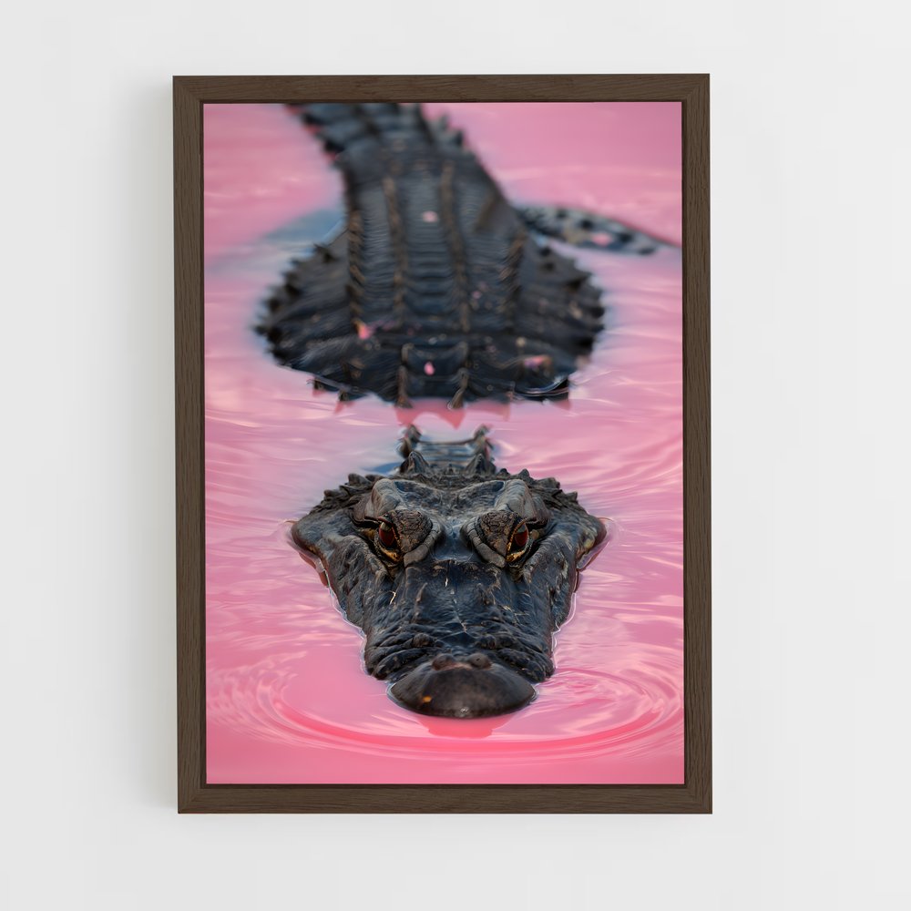 ap-crocodile-7 cadre Bois foncé
