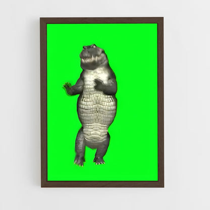 ap-crocodile-9 cadre Bois foncé