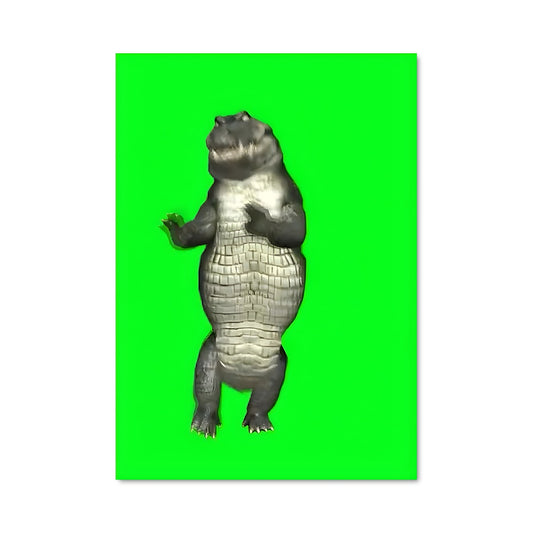 Poster Croco Danseur