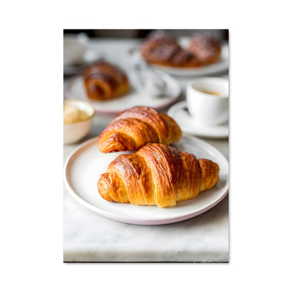 Poster Délices en Croissant
