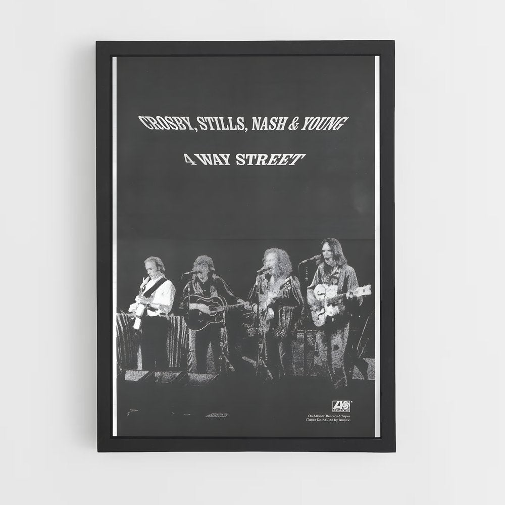 ap-crosby stills nash and young-4 cadre Noir