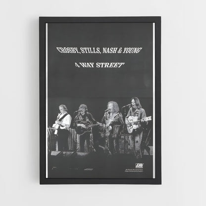 ap-crosby stills nash and young-4 cadre Noir