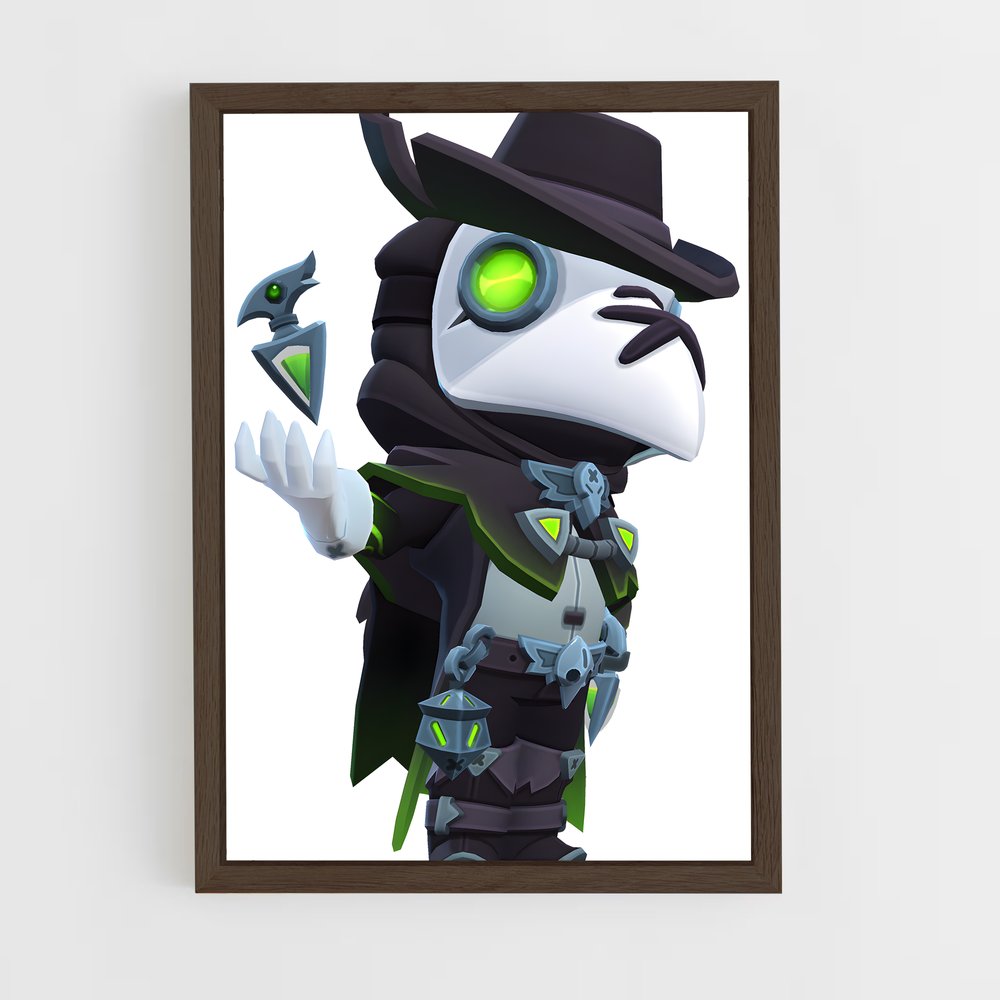 ap-crow-4 cadre Bois foncé