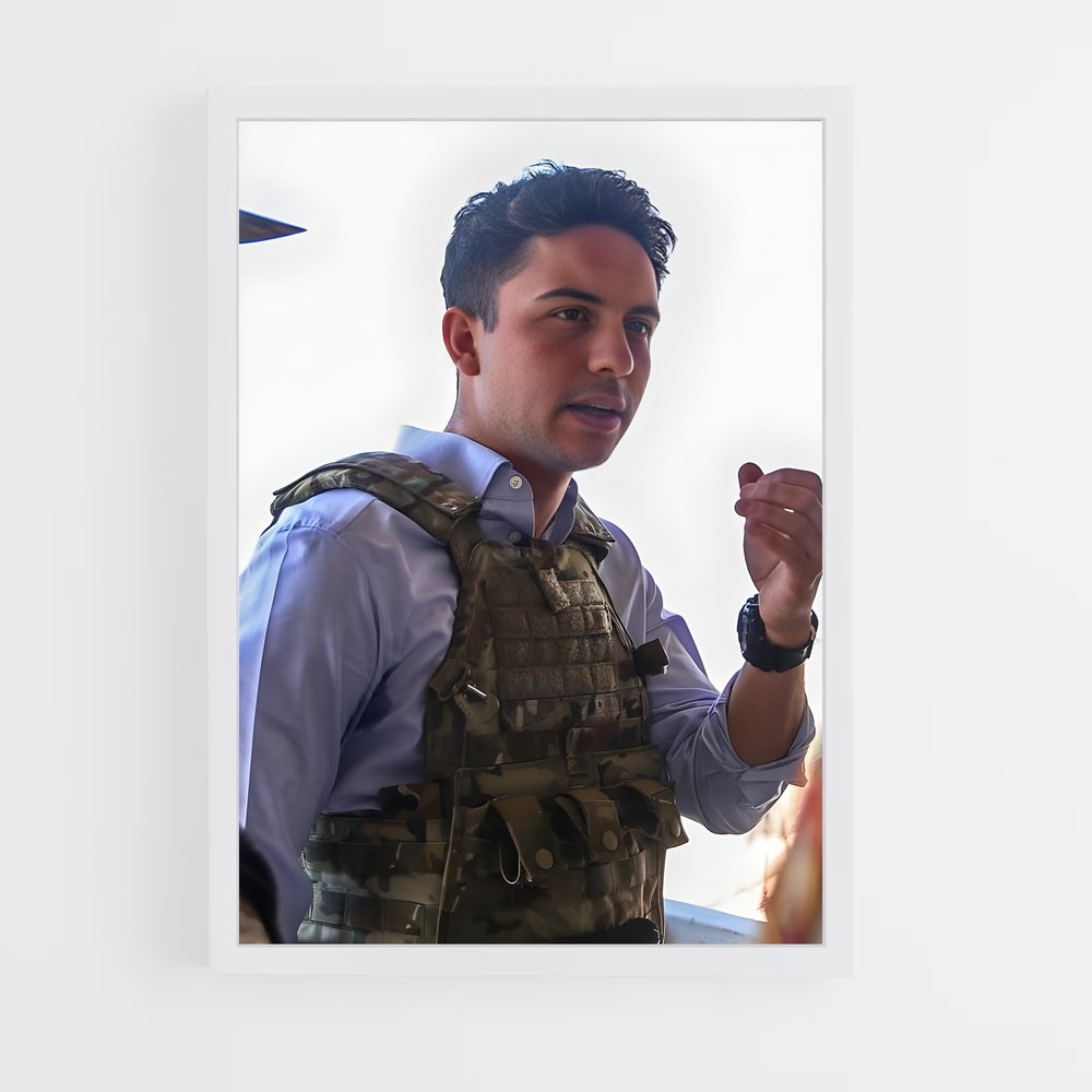 ap-crown prince hussein-3 cadre Blanc