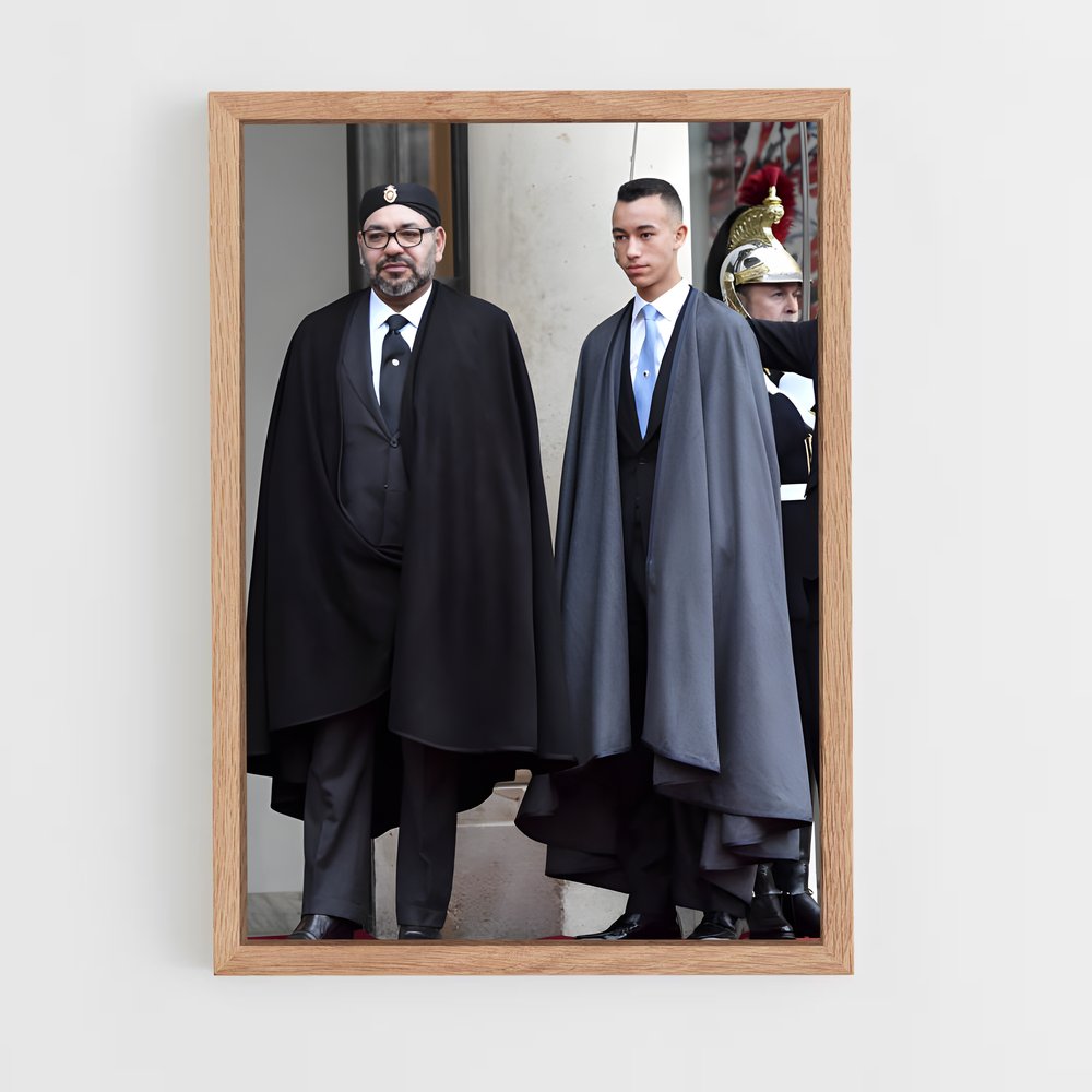 ap-crown prince moulay hassan-4 cadre Bois clair