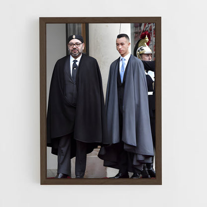 ap-crown prince moulay hassan-4 cadre Bois foncé