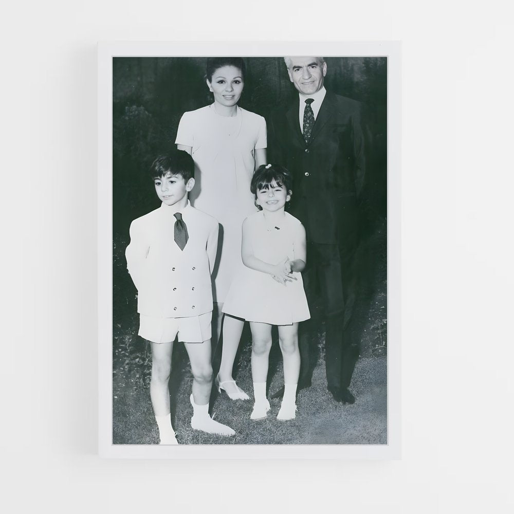 ap-crown prince reza pahlavi-2 cadre Blanc