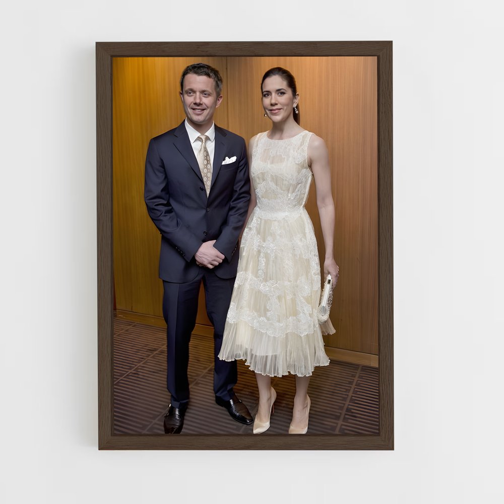 ap-crown princess mary-3 cadre Bois foncé