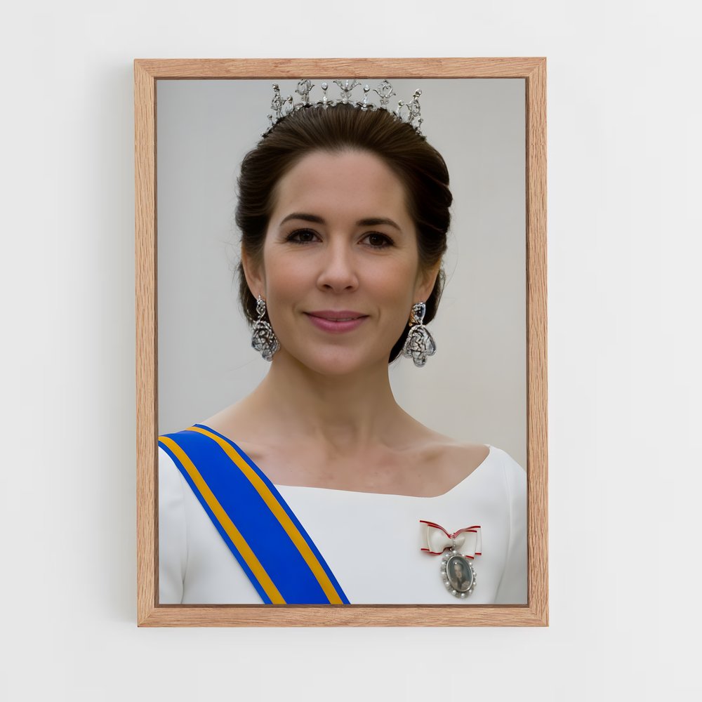 ap-crown princess mary-4 cadre Bois clair
