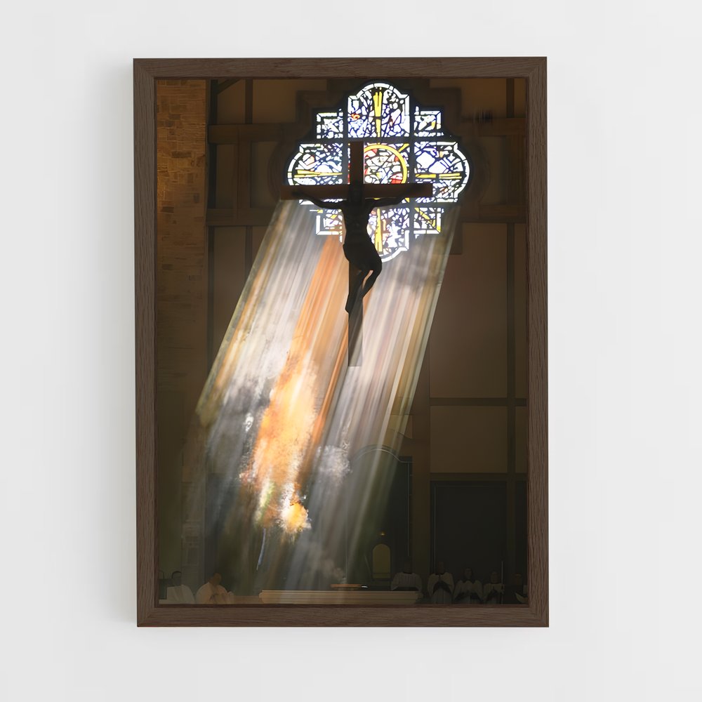 ap-crucifix-1 cadre Bois foncé