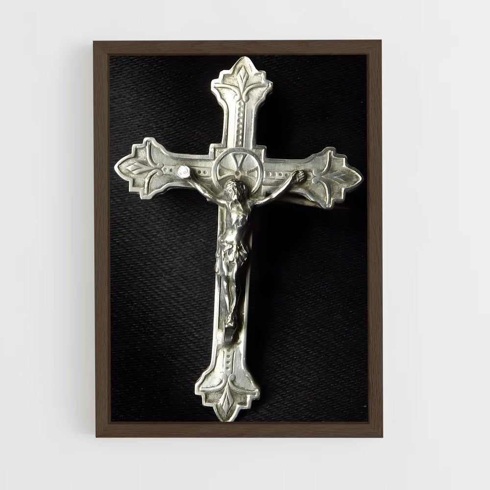 ap-crucifix-3 cadre Bois foncé