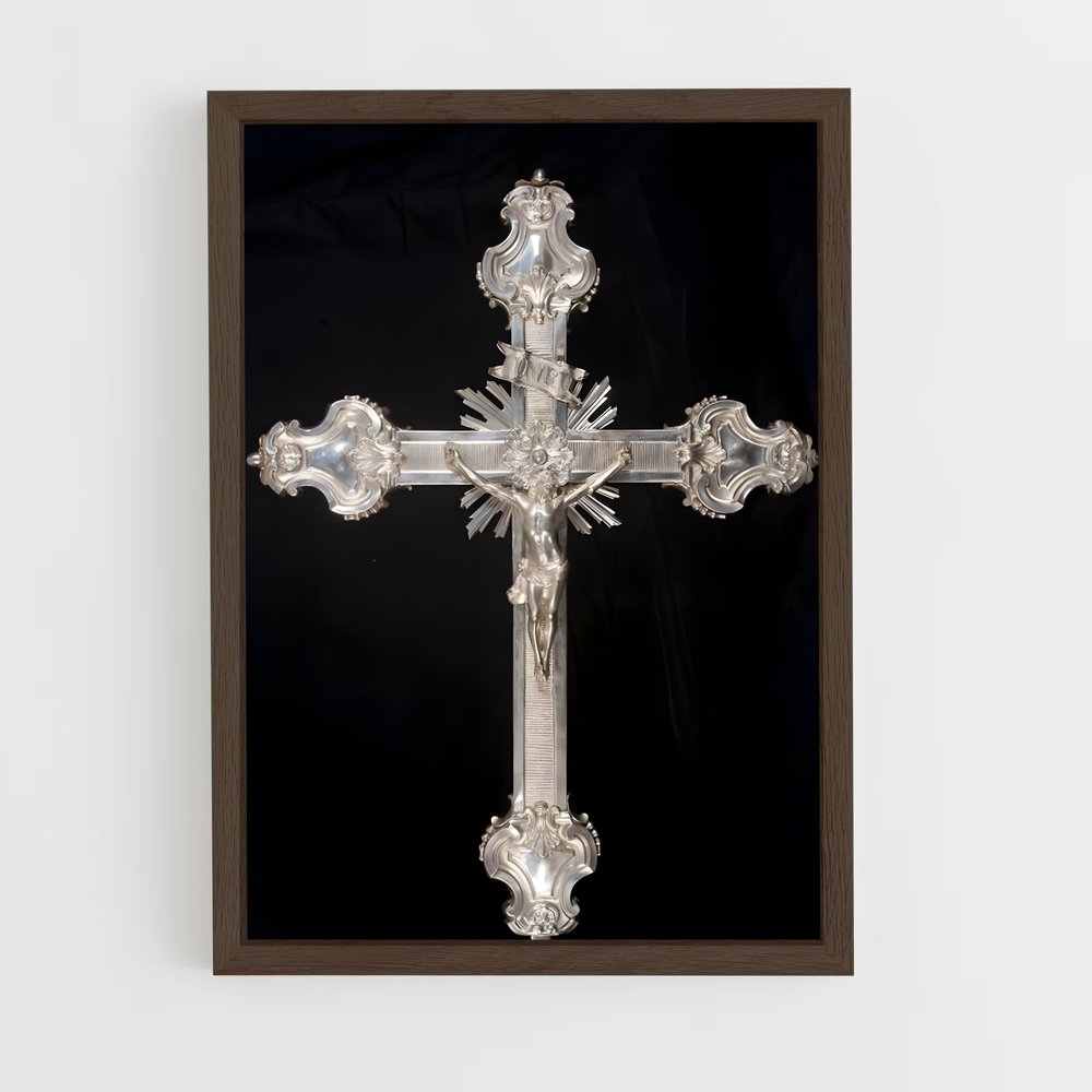 ap-crucifix-6 cadre Bois foncé