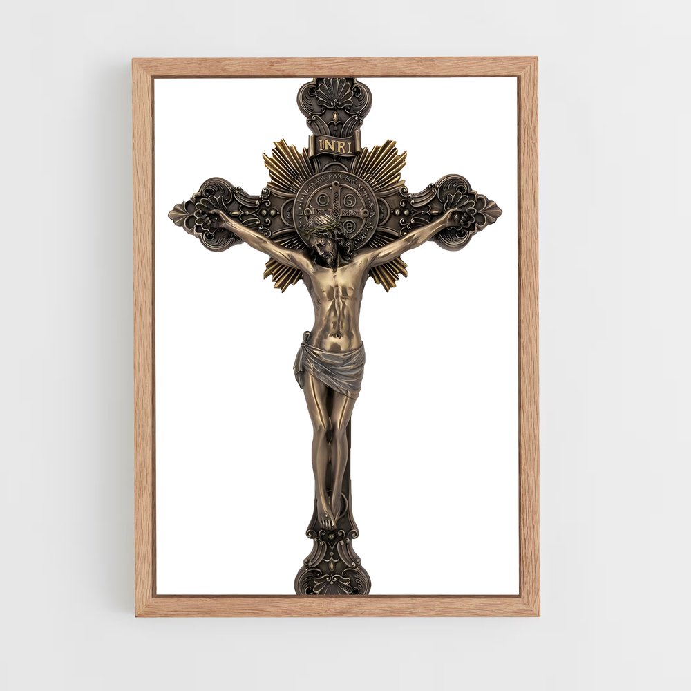 ap-crucifix-7 cadre Bois clair