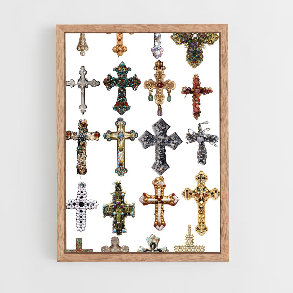 ap-crucifix-8 cadre Bois clair