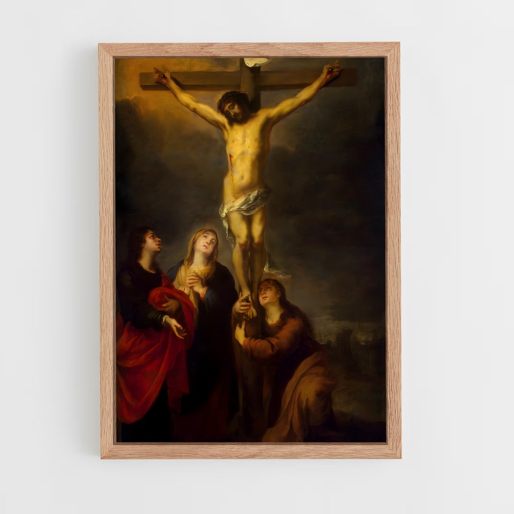 ap-crucifixion-1 cadre Bois clair