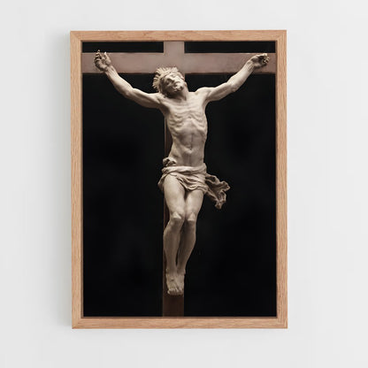 ap-crucifixion-2 cadre Bois clair