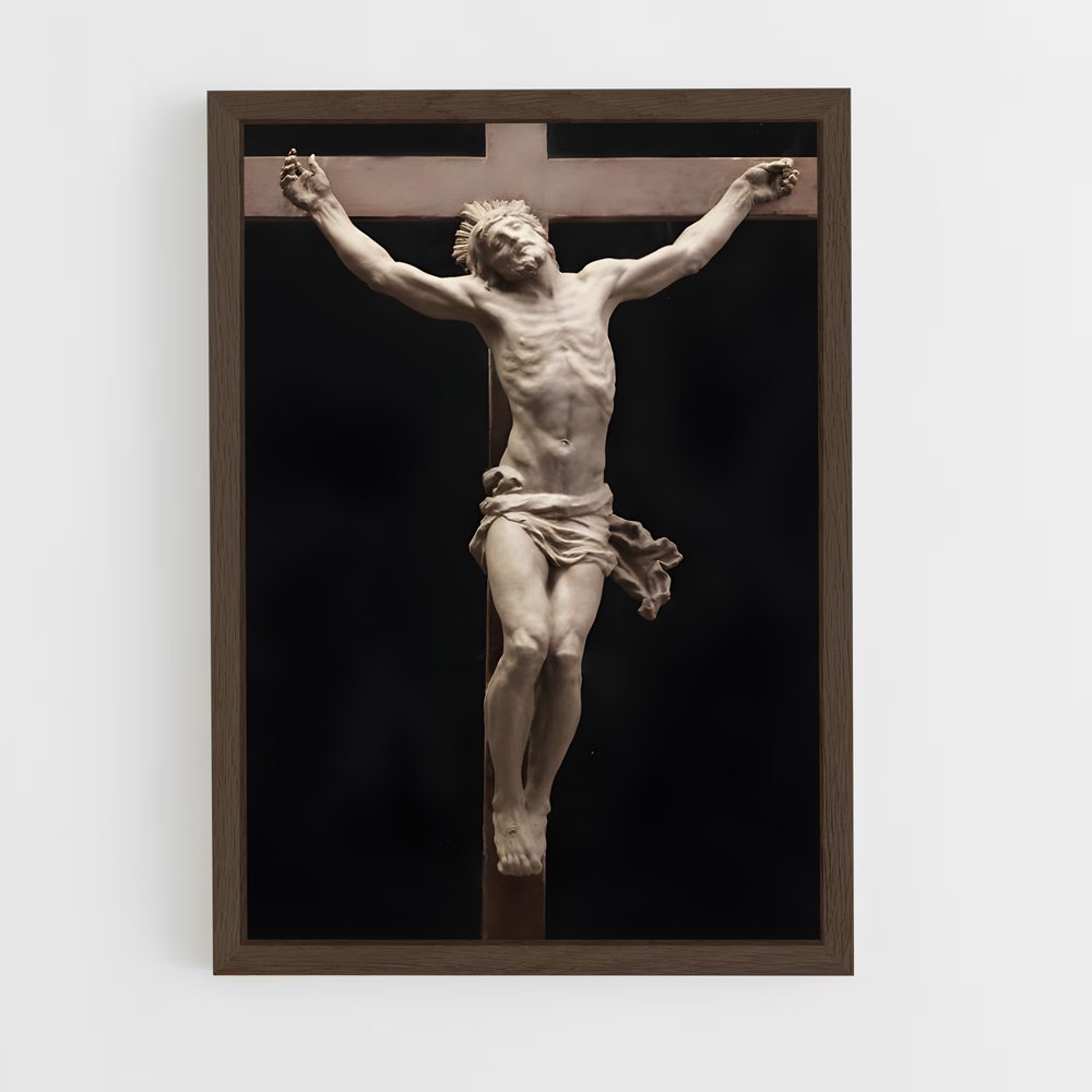 ap-crucifixion-2 cadre Bois foncé