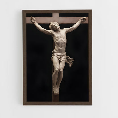 ap-crucifixion-2 cadre Bois foncé