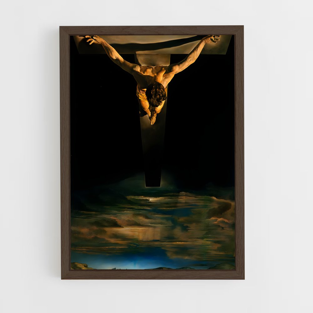 ap-crucifixion-4 cadre Bois foncé
