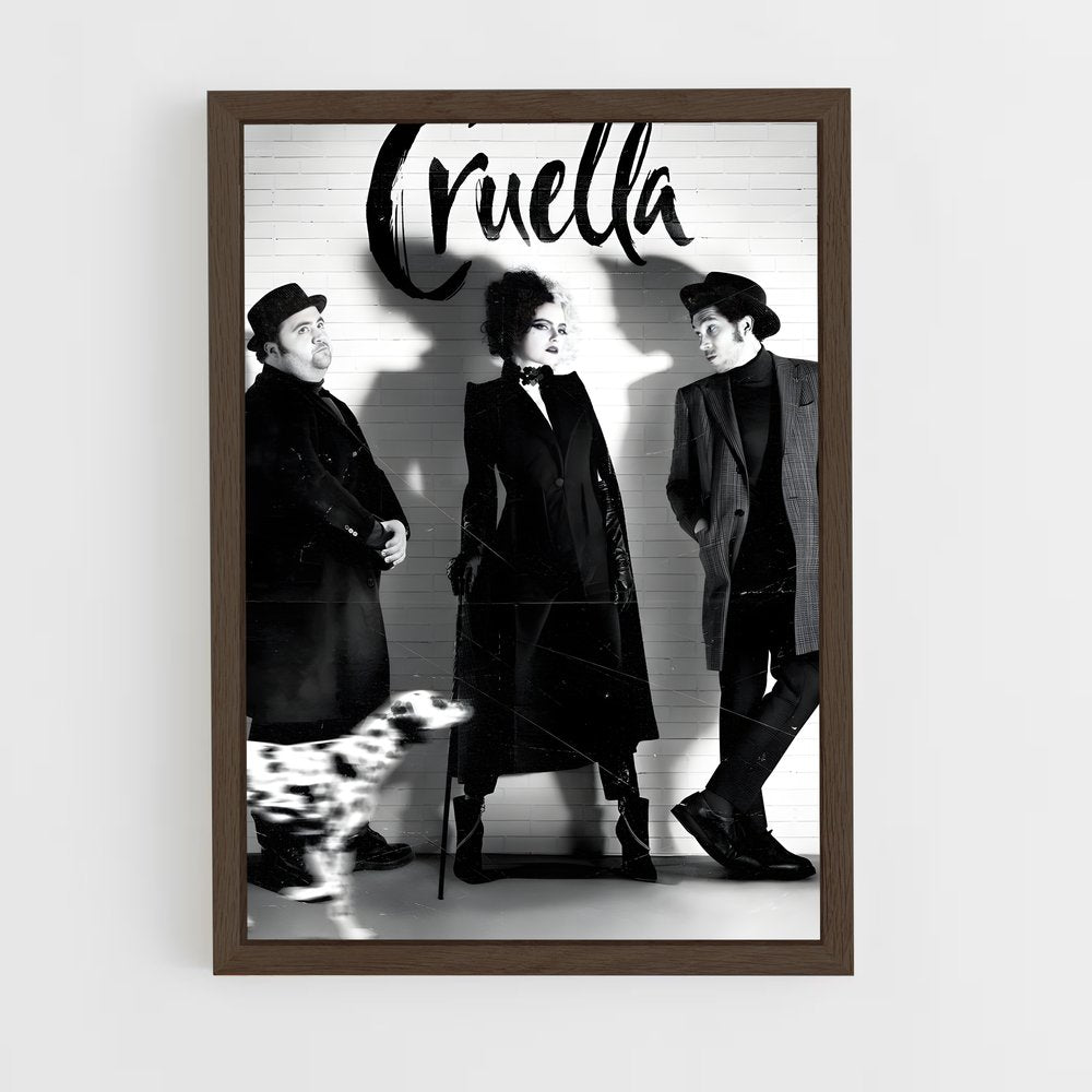 ap-cruella de vil-2 cadre Bois foncé
