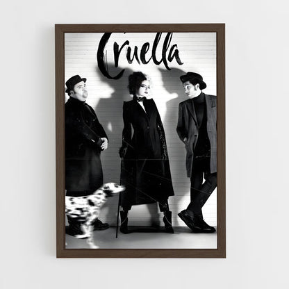 ap-cruella de vil-2 cadre Bois foncé