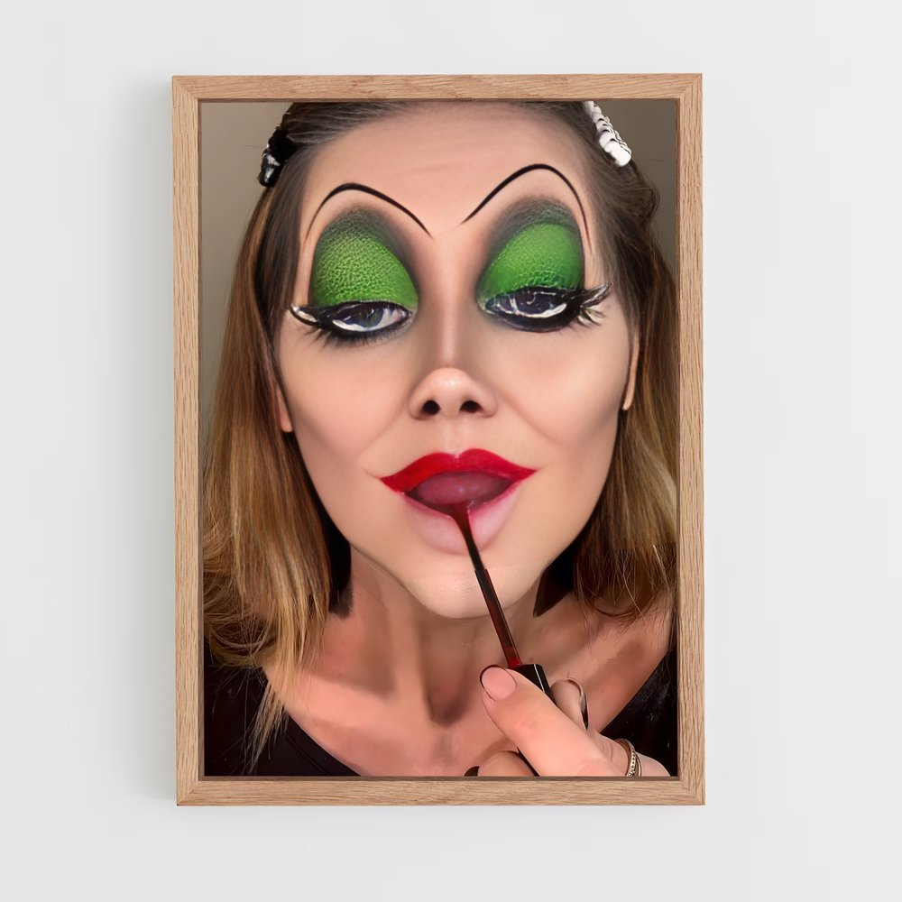 ap-cruella de vil-4 cadre Bois clair