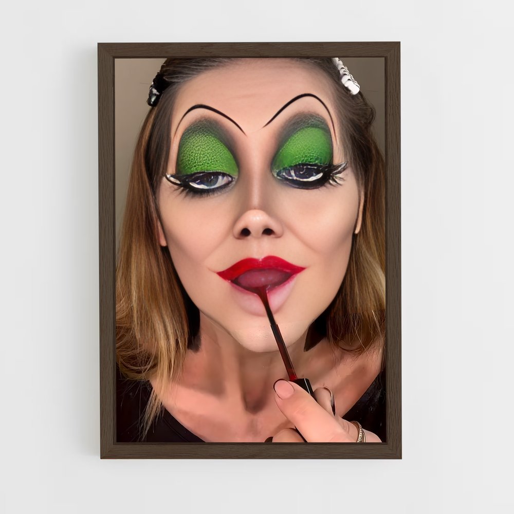 ap-cruella de vil-4 cadre Bois foncé