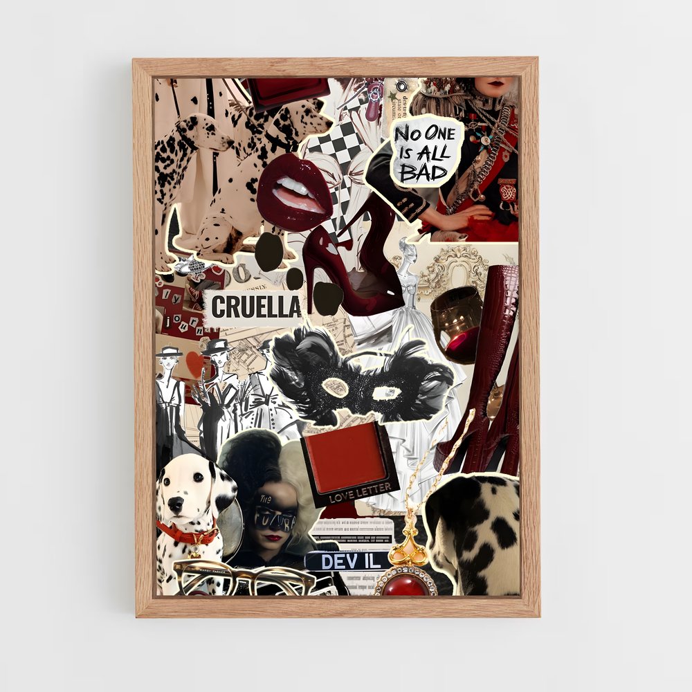 ap-cruella de vil-6 cadre Bois clair