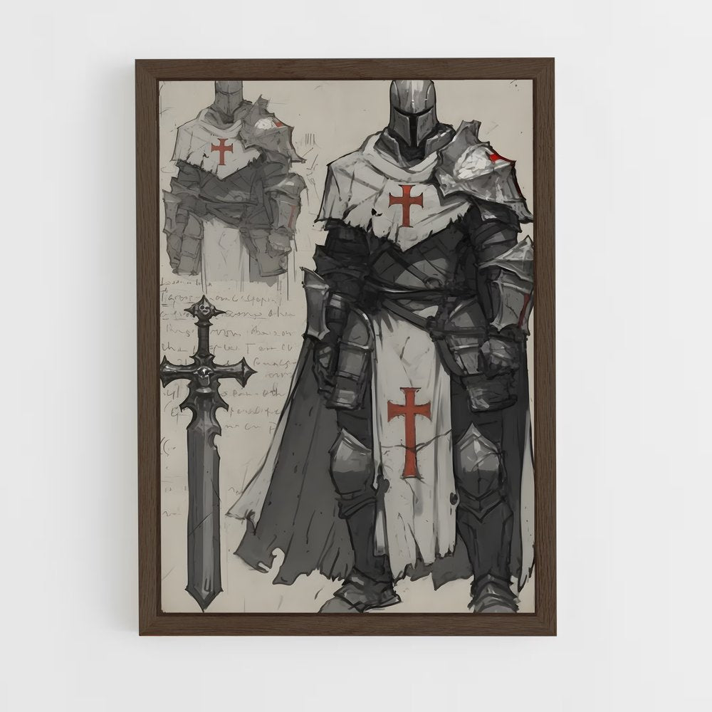 ap-crusader-5 cadre Bois foncé