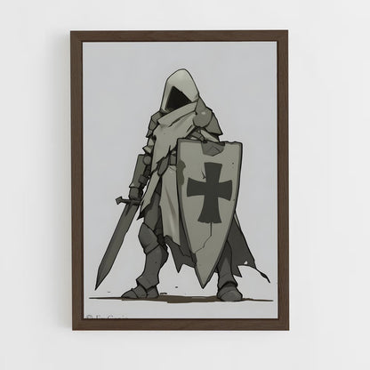 ap-crusader-6 cadre Bois foncé