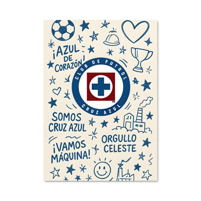 Poster Symphonie Azul