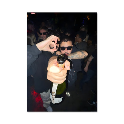 Poster Beer & Sunglasses