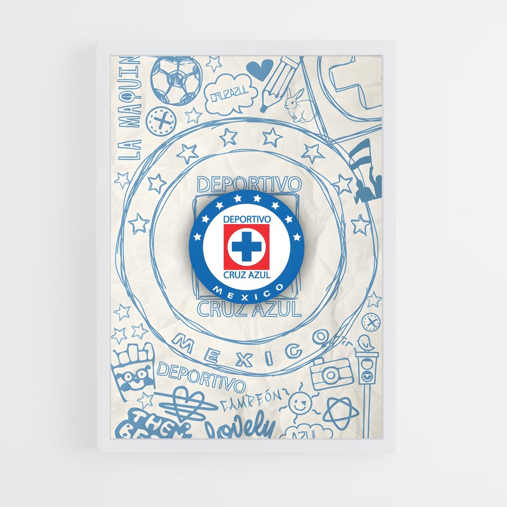 ap-cruz azul fc-12 cadre Blanc