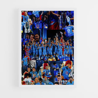 ap-cruz azul fc-9 cadre Blanc