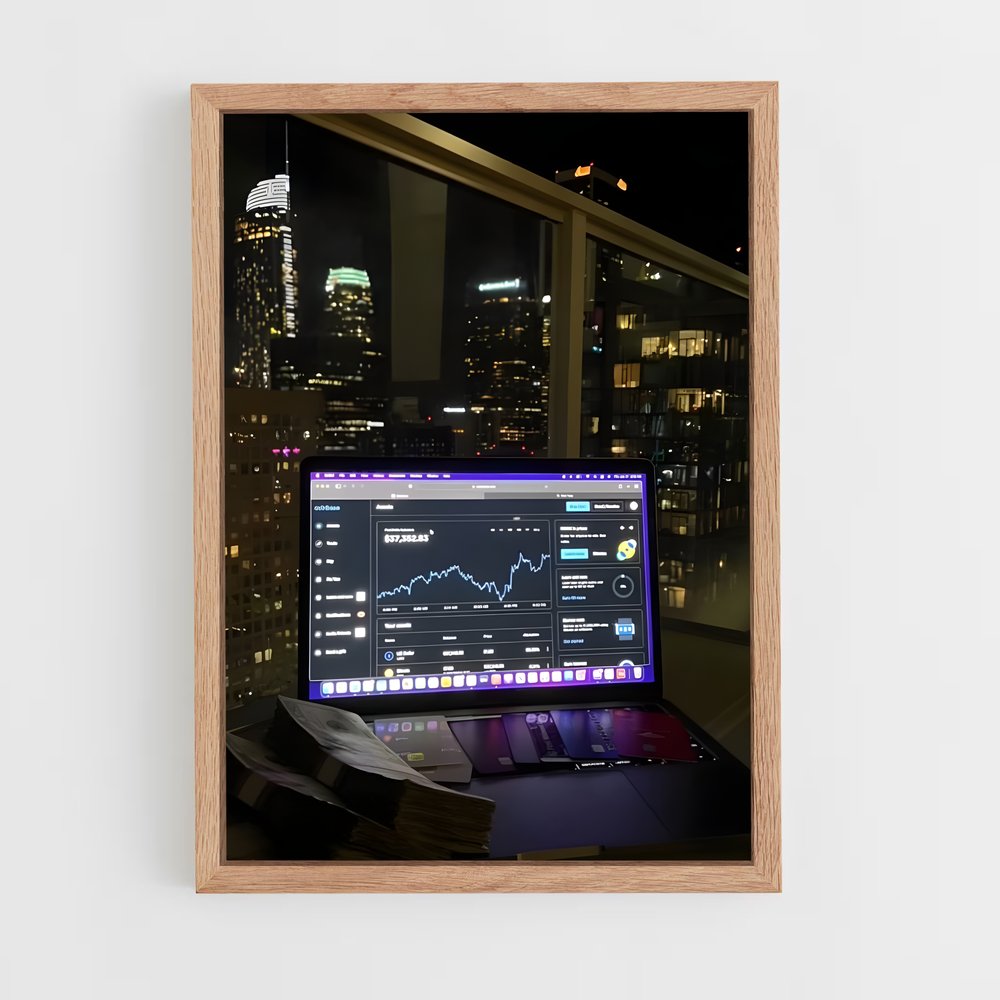 ap-crypto trader-12 cadre Bois clair