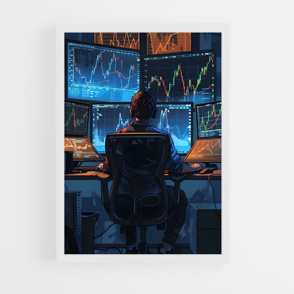 ap-crypto trader-9 cadre Blanc