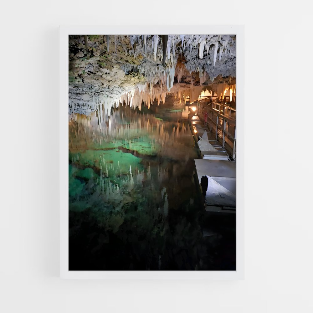 ap-crystal cave-6 cadre Blanc