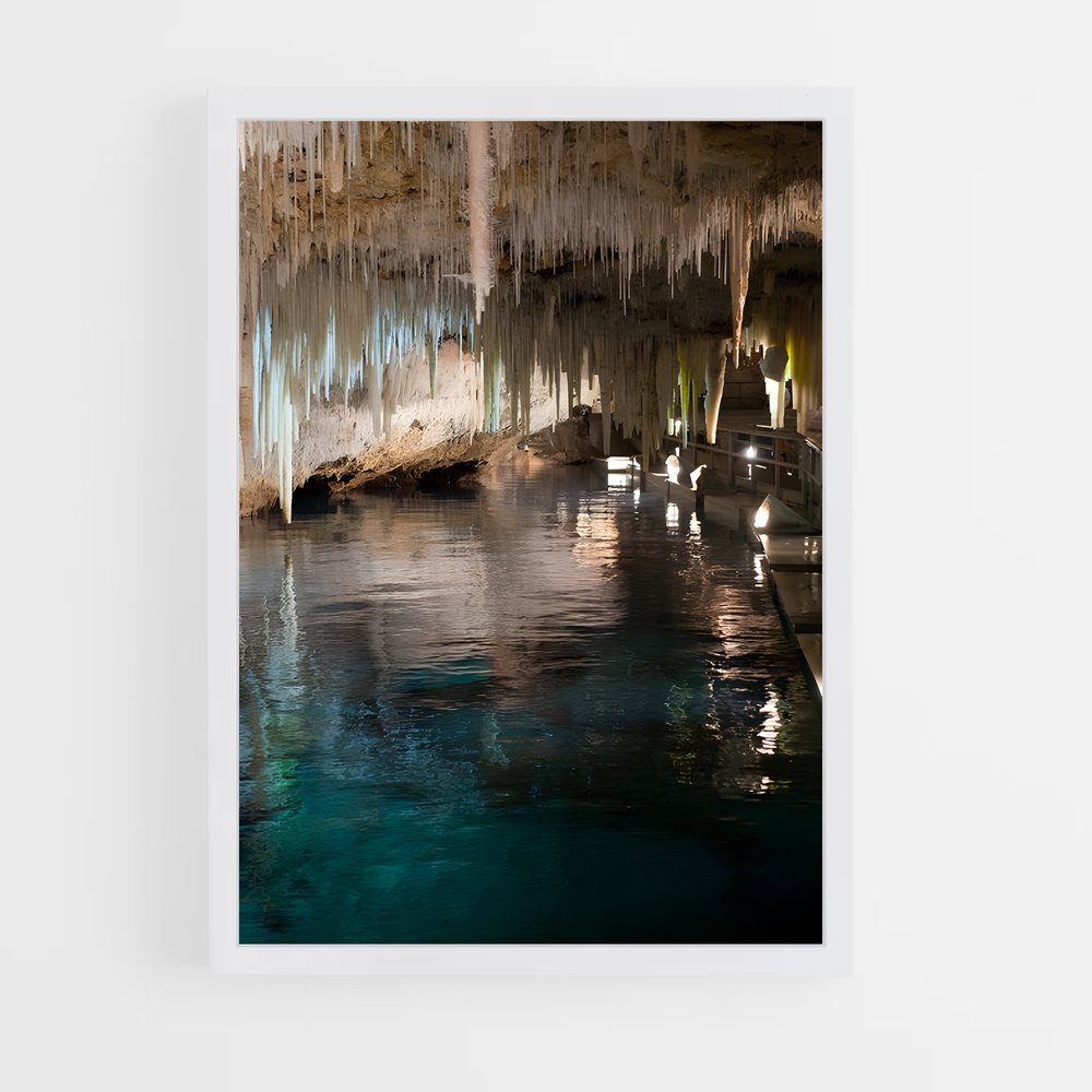 ap-crystal cave-7 cadre Blanc