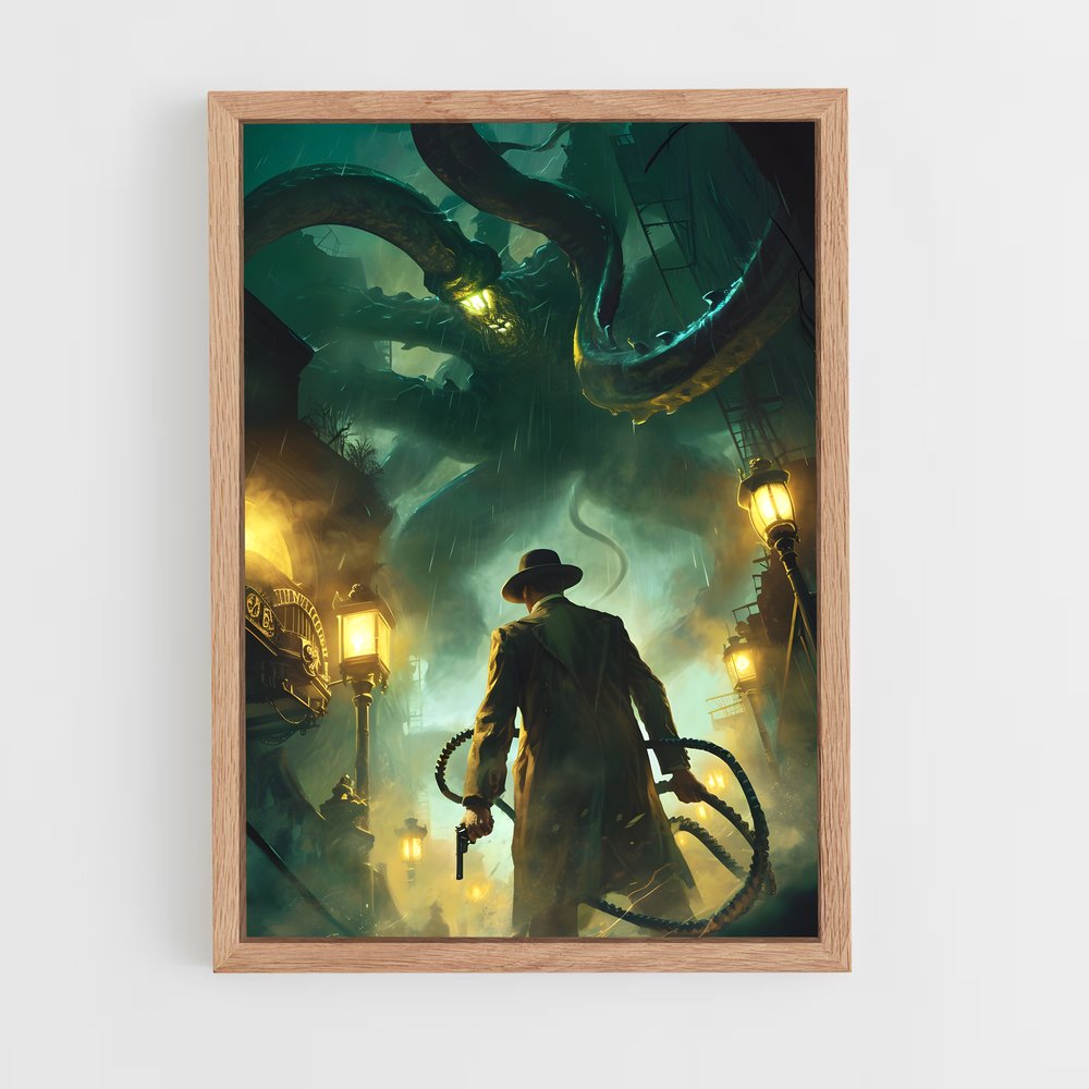ap-cthulhu-5 cadre Bois clair