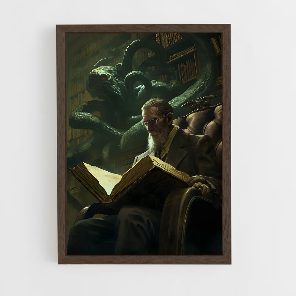 ap-cthulhu-7 cadre Bois foncé