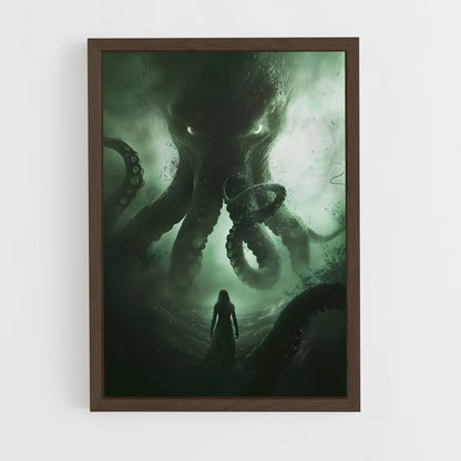 ap-cthulhu-9 cadre Bois foncé