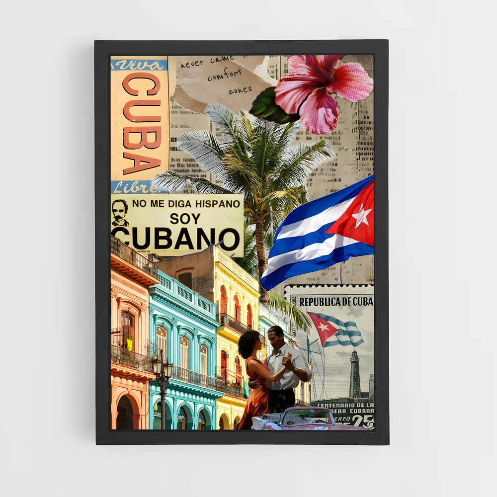 ap-cuba flag-4 cadre Noir