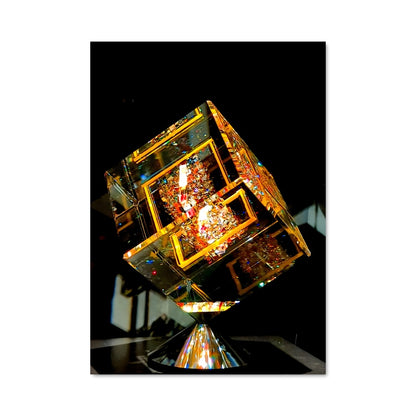 Poster Cube Lumineux