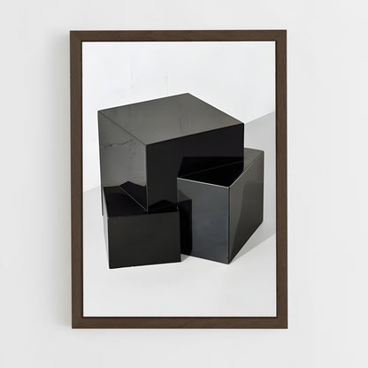 ap-cube-2 cadre Bois foncé