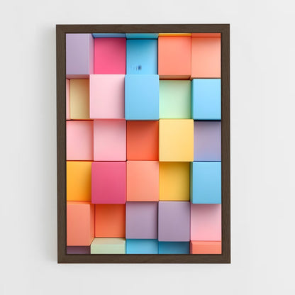 ap-cube-3 cadre Bois foncé