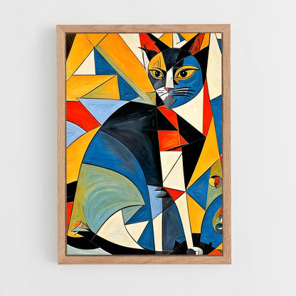 ap-cubism-1 cadre Bois clair