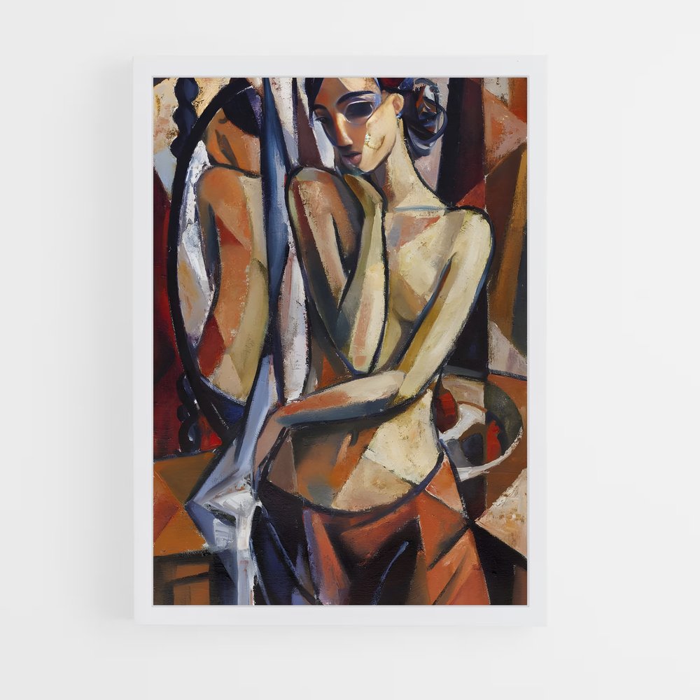 ap-cubism-3 cadre Blanc
