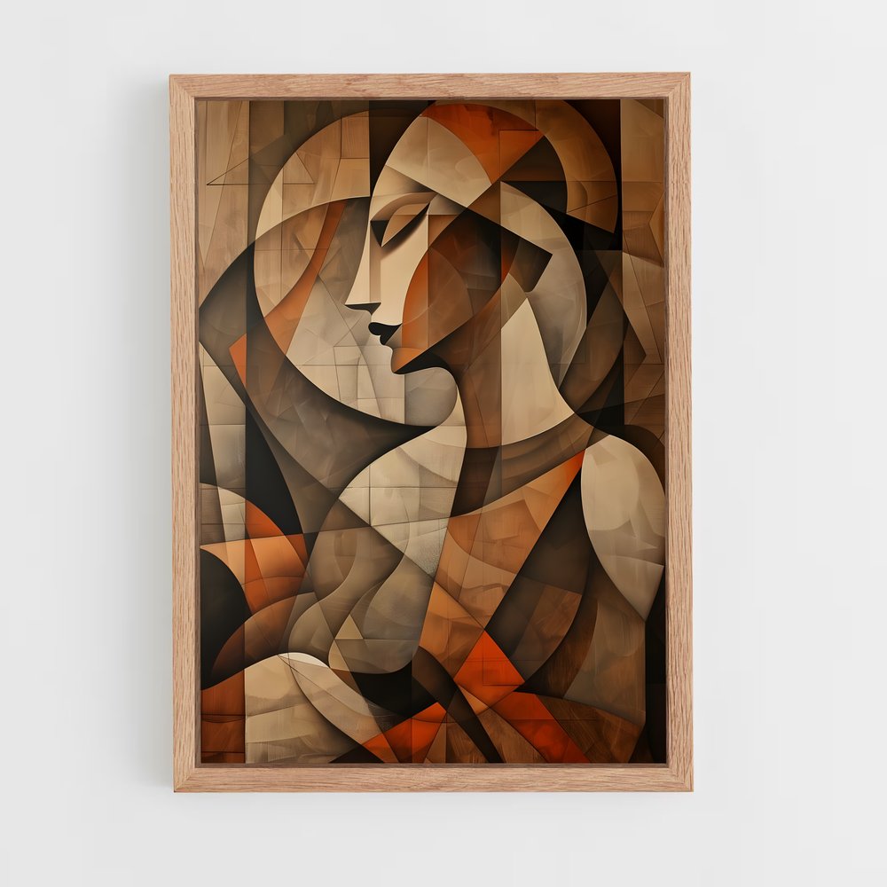 ap-cubism-5 cadre Bois clair