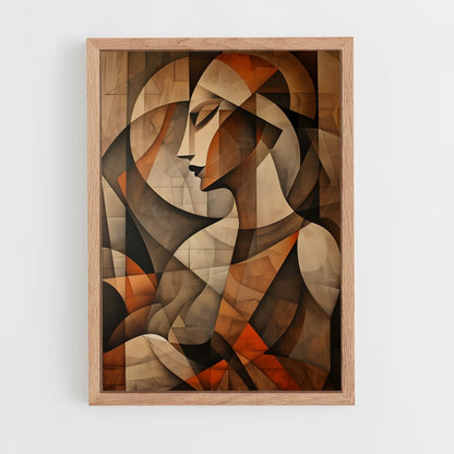 ap-cubism-5 cadre Bois clair