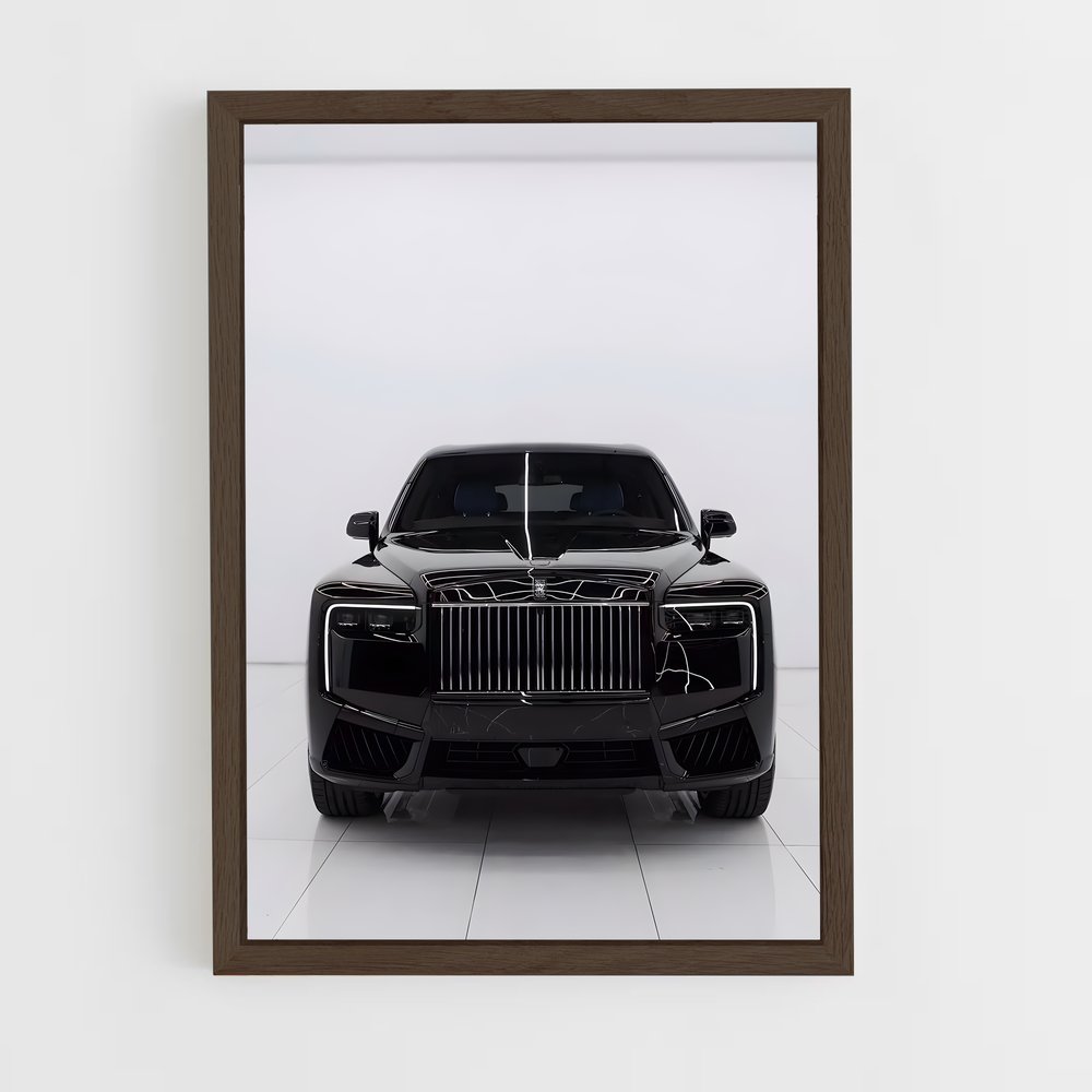 ap-cullinan black badge-4 cadre Bois foncé
